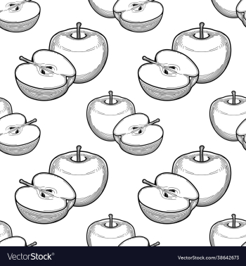 apple seamless pattern black and white apple seamless pattern black and white