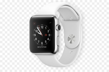 Apple Watch Series 2 Apple Watch Series 3 Pebble - Apple white smart watch 