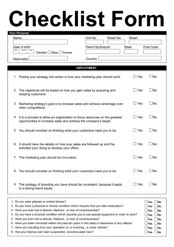 Application application form checklist | Free stock vector - 397160 Application application form checklist | Free stock vector - 397160