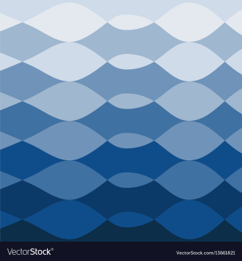Aqua blue abstract background smooth wavy shapes vector image Aqua blue abstract background smooth wavy shapes vector image
