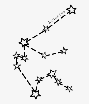 Aquarius Starsign Horoscope Cute - Constellation Of Aquarius ...