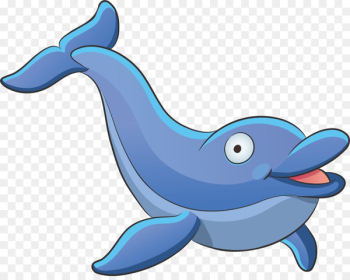 Aquatic animal Cartoon Deep sea creature - Cartoon dolphin Aquatic animal Cartoon Deep sea creature - Cartoon dolphin