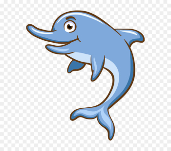 Aquatic animal Cartoon Sea - Cute dolphin Aquatic animal Cartoon Sea - Cute dolphin