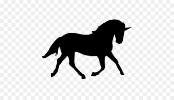Arabian horse Tennessee Walking Horse Morgan horse Silhouette - unicorn head 