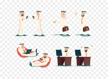 Arabian Peninsula Arabs Clip art - Vector Arabian man Arabian Peninsula Arabs Clip art - Vector Arabian man