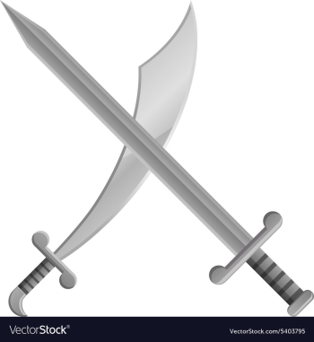 Arabian sword vector image Arabian sword vector image