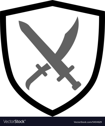 Arabian sword vector image Arabian sword vector image