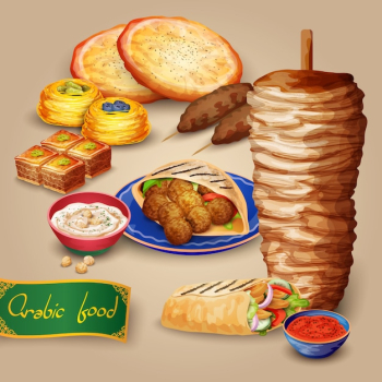 Arabic Food Set Arabic Food Set