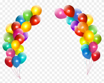 Arch Clipart Real Balloon - Happy Birthday Balloons Png Arch Clipart Real Balloon - Happy Birthday Balloons Png