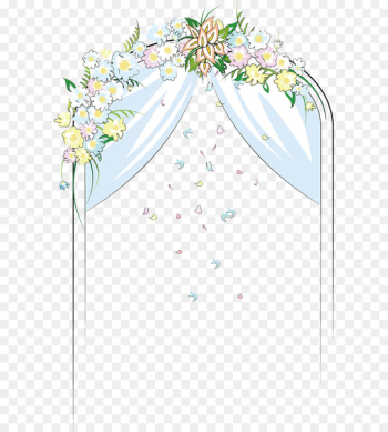 Arch Wedding Clip art - Cartoon wedding arch bridge Arch Wedding Clip art - Cartoon wedding arch bridge