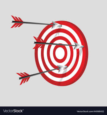 archery targets and missed arrows