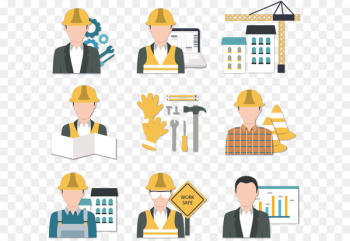 Architectural engineering Construction worker Icon - Construction workers vector icons 