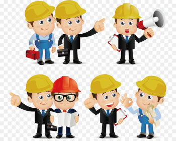 Architectural engineering Euclidean vector Architecture - Construction engineer cartoons 