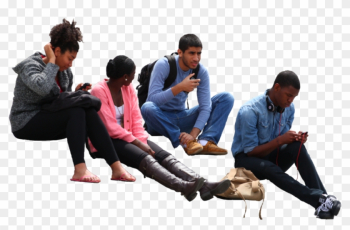 Architectural Presentation - Group Of People Sitting Png