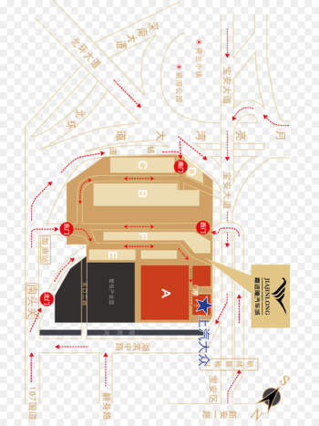 Architecture Illustration Design Line Diagram - appointment map 