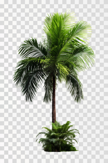 areca tree, png transparent background