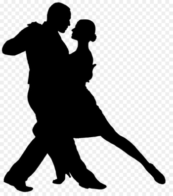 Argentine tango Dance Silhouette - dancing 