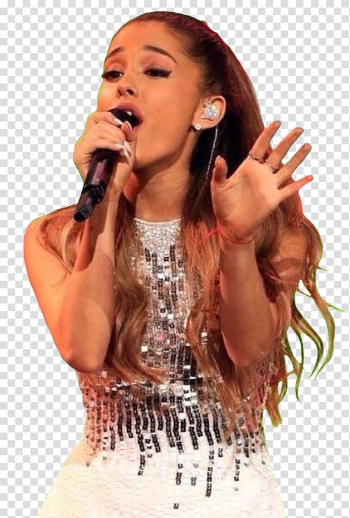 Ariana Grande A Very Grammy Christmas Special Celebrity Singer-songwriter, selfie transparent background PNG clipart