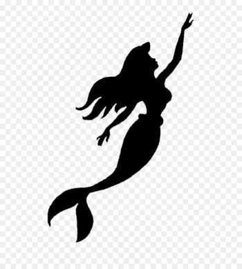 Ariel Belle Cinderella Silhouette Clip art - Mermaid Ariel Belle Cinderella Silhouette Clip art - Mermaid