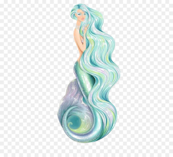 Ariel Mermaid Drawing Siren Fairy - Blue hair Ariel Mermaid Drawing Siren Fairy - Blue hair