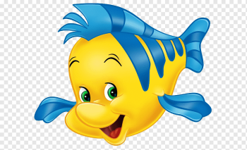 Ariel Sebastian Queen Athena King Triton Flounder, ariel mermaid, little mermaid flounder, marine Mammal, vertebrate, smiley png