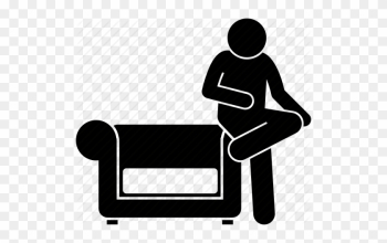Arm Rest, Couch, Man, People, Sitting, Sofa Icon Icon - Couch Arm Rest, Couch, Man, People, Sitting, Sofa Icon Icon - Couch