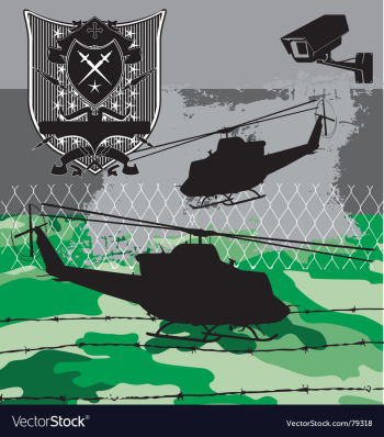 Armed forces vector image Armed forces vector image