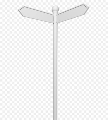 Arrow Black and white - Hand painted white road sign Arrow Black and white - Hand painted white road sign