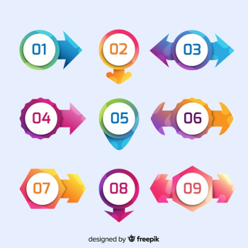Arrow bullet point collection Arrow bullet point collection