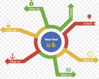 Arrow Chart Infographic - Branch arrow information chart Arrow Chart Infographic - Branch arrow information chart