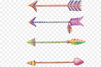 Arrow Computer file - Vector hand colored arrows 