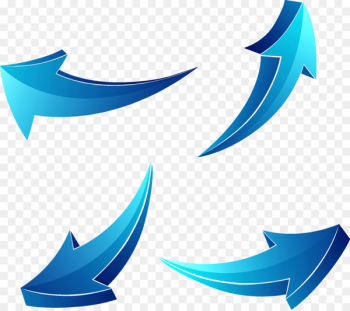 Arrow Euclidean vector Blue Photography - Dynamic arrow 