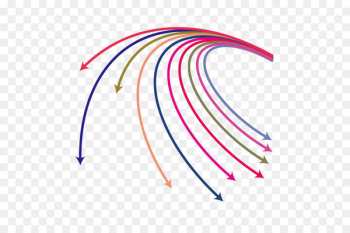 Arrow Euclidean vector - Vector colored arrows decorative pattern 