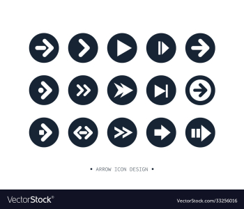 arrow icon collection design