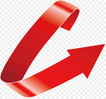 Arrow Red - Red ribbon vector Arrow Red - Red ribbon vector
