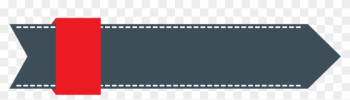 Arrow Tape Banner Dark Blue Line Transpare - Transparent Origami Banners Banner Vector Png