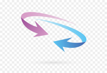 Arrow The CellphoneXchange Icon - Curved arrows abstract style 