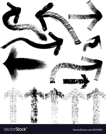 Arrows vector image Arrows vector image