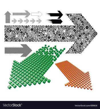 Arrows vector image Arrows vector image