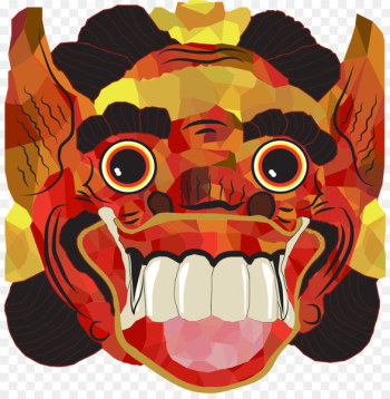 Art Bali Illustration Drawing Mask - bali ecommerce Art Bali Illustration Drawing Mask - bali ecommerce