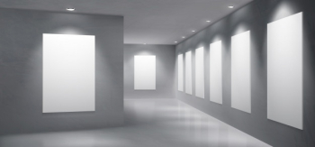 Art gallery exhibition hall empty interior vector Free Vector Art gallery exhibition hall empty interior vector Free Vector