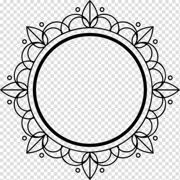 Art Nouveau Ornament Art Deco Decorative arts, continental circular border ornamentation transparent background PNG clipart