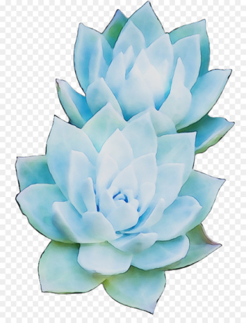 Artificial flower Petal Cut flowers Turquoise - Artificial flower Petal Cut flowers Turquoise -