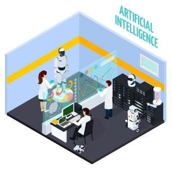 Artificial intelligence concept Free Vector Artificial intelligence concept Free Vector