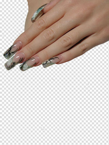Artificial nails Manicure Acrylic paint Nail art, nails transparent background PNG clipart