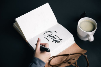 Artist Writing In Journal Artist Writing In Journal