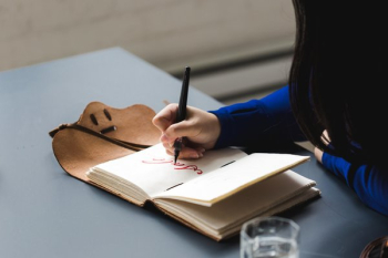 Artist Writing Sale In Notebook Artist Writing Sale In Notebook