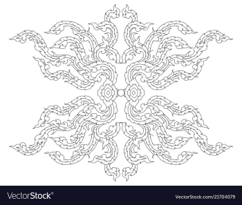Artistic art pattern on a white vector image Artistic art pattern on a white vector image
