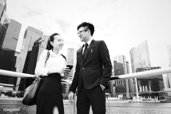 Asian business people in a city | Free stock photo - 427821 Asian business people in a city | Free stock photo - 427821