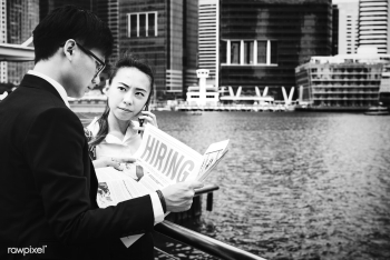 Asian business people in a city working toget.. | Free stock photo - 428001 Asian business people in a city working toget.. | Free stock photo - 428001